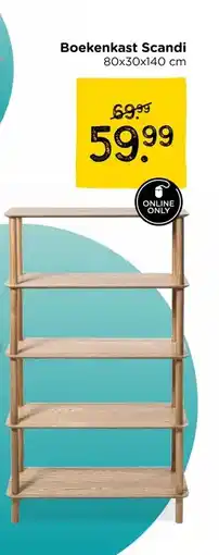 Xenos Boekenkast Scandi aanbieding