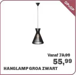 Trendhopper Hanglamp GROA zwart aanbieding