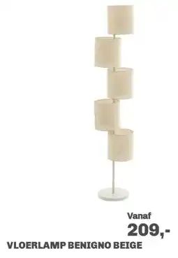 Trendhopper Vloerlamp Benigno Beige aanbieding
