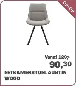 Trendhopper Eetkamerstoel Austin Wood aanbieding