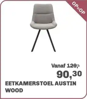 Trendhopper Eetkamerstoel Austin Wood aanbieding