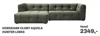 Trendhopper Hoekbank Cluny Aquila Hunter links aanbieding