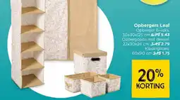 Xenos Opbergers Leaf aanbieding
