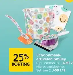 Xenos Schoonmaak- artikelen Smiley aanbieding