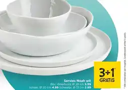 Xenos Servies Noah wit aanbieding