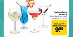 Xenos Cocktailglazen set van 4 aanbieding