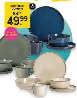 Xenos Serviesset 20-delig aanbieding