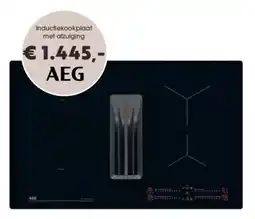 Superkeukens Inductiekookplaat met afzuiging aanbieding