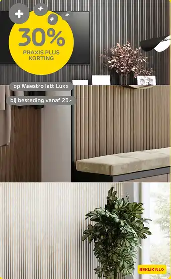 Praxis Op maestro latt luxx aanbieding