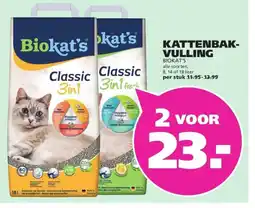 Ranzijn KATTENBAK- VULLING BIOKAT'S aanbieding