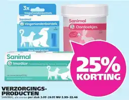 Ranzijn VERZORGINGS- PRODUCTEN SANIMAL aanbieding