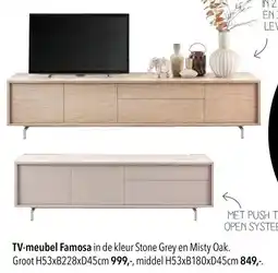 Pronto wonen TV-meubel Famosa aanbieding