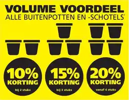 Ranzijn ALLE BUITENPOTTEN EN -SCHOTELS* aanbieding