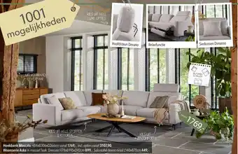 Pronto wonen Hoekbank moscato aanbieding