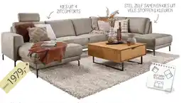 Pronto wonen Meubel:hoekbank salontafel aanbieding