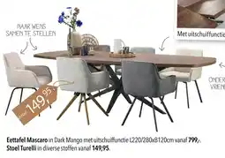 Pronto wonen Stoel Turelli aanbieding