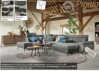 Pronto wonen Hoekbank Tusari aanbieding