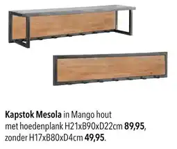 Pronto wonen Kapstok Mesola aanbieding