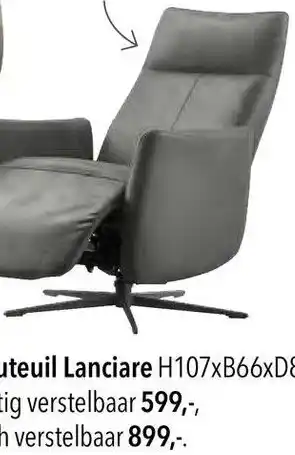 Pronto wonen Relaxfauteuil Lanciare aanbieding