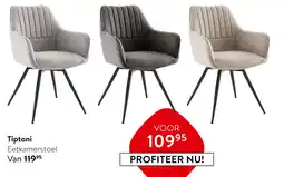 Profijt Meubel Tiptoni Eetkamerstoel aanbieding