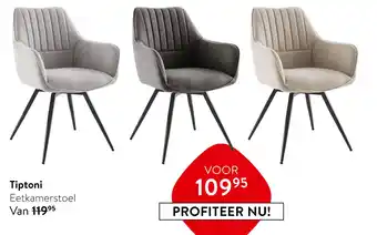 Profijt Meubel Tiptoni Eetkamerstoel aanbieding