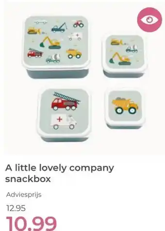 Prenatal A little lovely company snackbox aanbieding