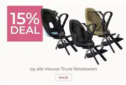 Prenatal alle nieuwe Thule fietsstoelen aanbieding