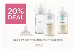 Prenatal Philips Avent flessen en flesspenen aanbieding