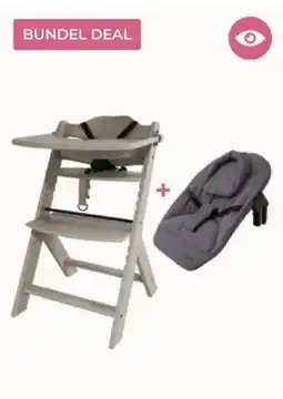 Prenatal Prénatal houten kinderstoel Evan + Prénatal Newbornset en Wipstoel Elif aanbieding