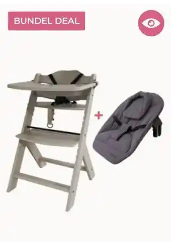 Prenatal Prénatal houten kinderstoel Evan + Prénatal Newbornset en Wipstoel Elif aanbieding