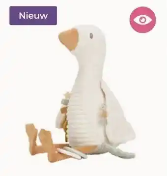 Prenatal Little Dutch activiteitenknuffel newborn naturals goose aanbieding