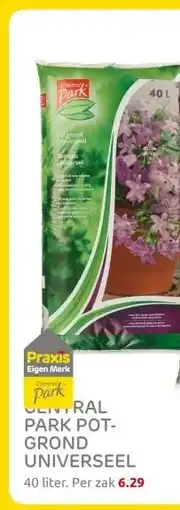 Praxis Park CENTRAL PARK POT- GROND UNIVERSEEL aanbieding