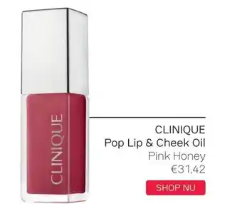 Pour Vous CLINIQUE Pop Lip & Cheek Oil aanbieding