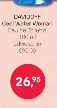 Pour Vous DAVIDOFF Cool Water Woman aanbieding