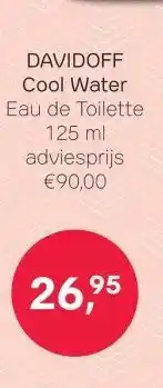 Pour Vous DAVIDOFF Cool Water aanbieding