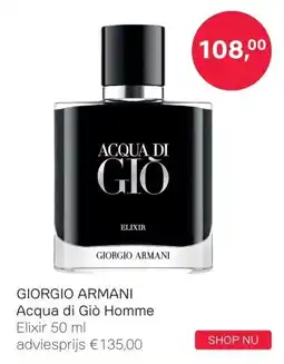 Pour Vous GIORGIO ARMANI Acqua di Giò Homme aanbieding