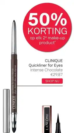 Pour Vous CLINIQUE Quickliner for Eyes aanbieding