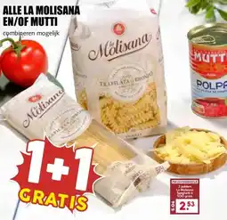 MCD Supermarkt ALLE LA MOLISANA EN/OF MUTTI aanbieding