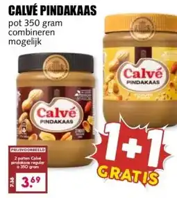 MCD Supermarkt CALVÉ PINDAKAAS aanbieding