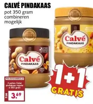 MCD Supermarkt CALVÉ PINDAKAAS aanbieding