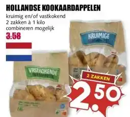 MCD Supermarkt HOLLANDSE KOOKAARDAPPELEN aanbieding