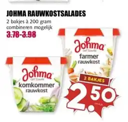 MCD Supermarkt JOHMA RAUWKOSTSALADES aanbieding