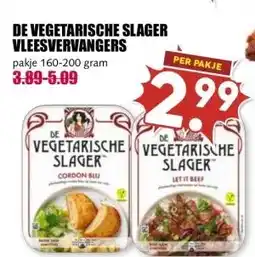 MCD Supermarkt DE VEGETARISCHE SLAGER VLEESVERVANGERS aanbieding