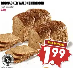MCD Supermarkt BOONACKER WALDKORNBROOD aanbieding