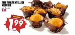 MCD Supermarkt ALLE AMBACHTELIJKE MUFFINS aanbieding