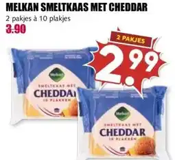 MCD Supermarkt MELKAN SMELTKAAS MET CHEDDAR aanbieding