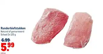 Makro Runderbiefstukken aanbieding