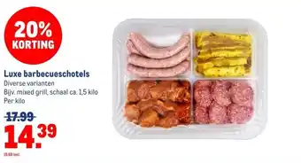 Makro Luxe barbecueschotels aanbieding