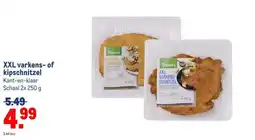 Makro XXL varkens- of kipschnitzel aanbieding
