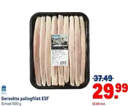 Makro Gerookte palingfilet ESF aanbieding